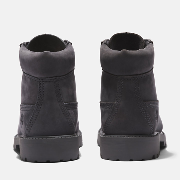 Premium 6 Inch Waterproof Boot for Junior in Dark Grey-