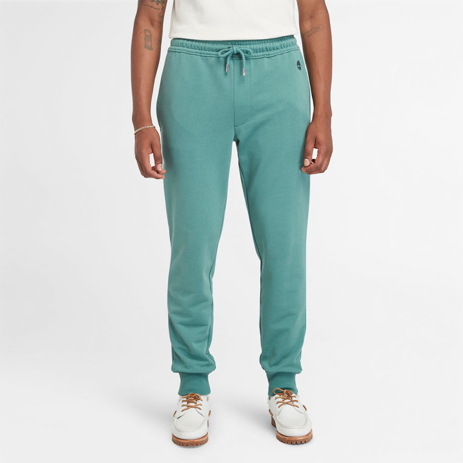 Timberland Loopback Sweatpants For Men In Teal Teal