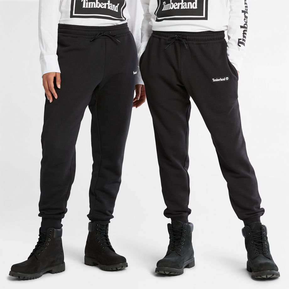 Timberland All Gender Joggers In Black Black Unisex, Size XL