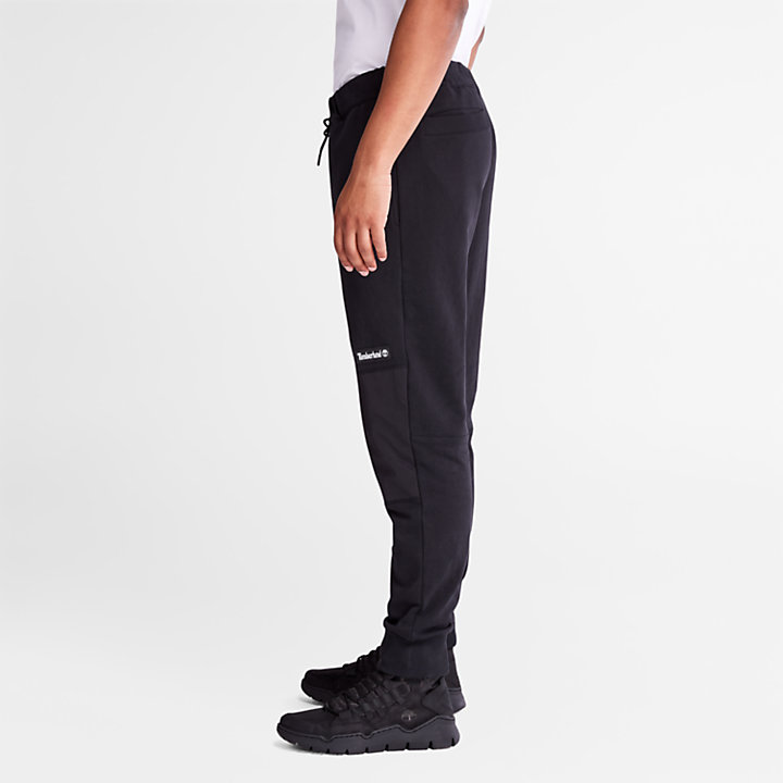 Pantalón de chándal Tonal Knee para hombre en negro-