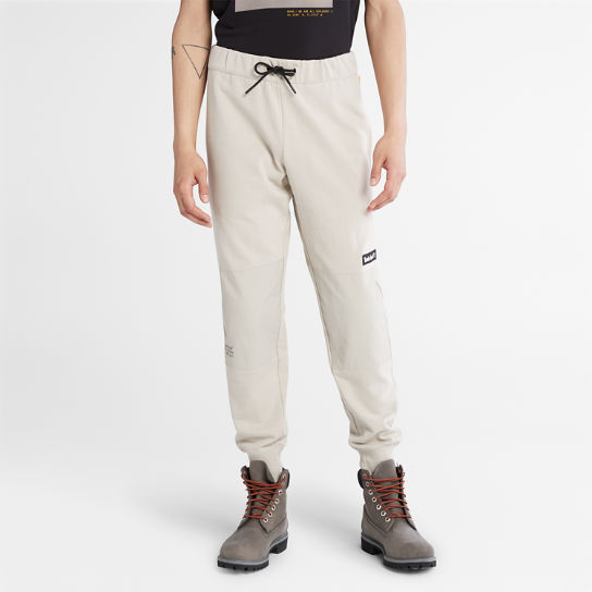 Pantalon de survêtement avec empiècement ton sur ton au genou pour homme en gris | Timberland