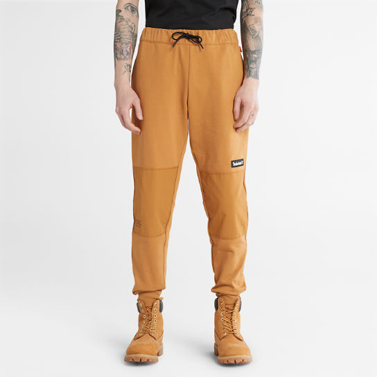 Tonal Knee Tracksuit Bottoms for Men in Yellow | Timberland