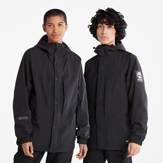 Waterproof 3-Layer Shell Rain Jacket in Black | Timberland