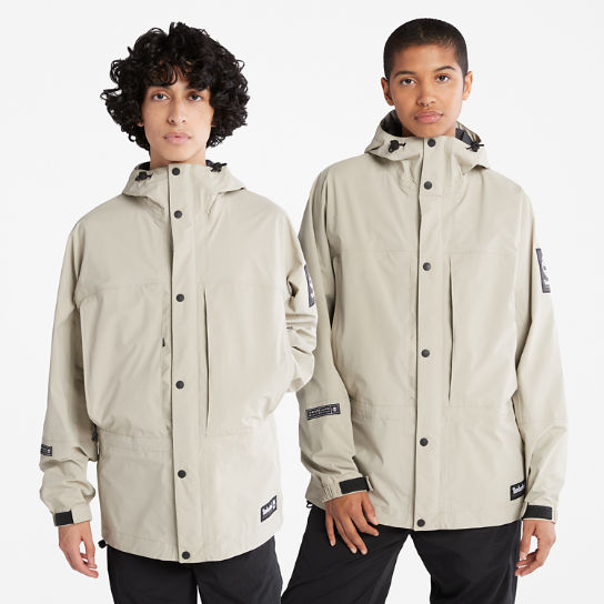 Waterproof 3-Layer Shell Rain Jacket in Grey | Timberland