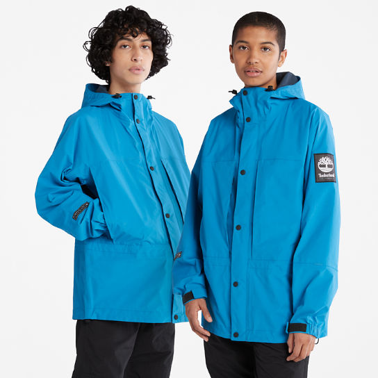 Waterproof 3-Layer Shell Rain Jacket in Blue | Timberland