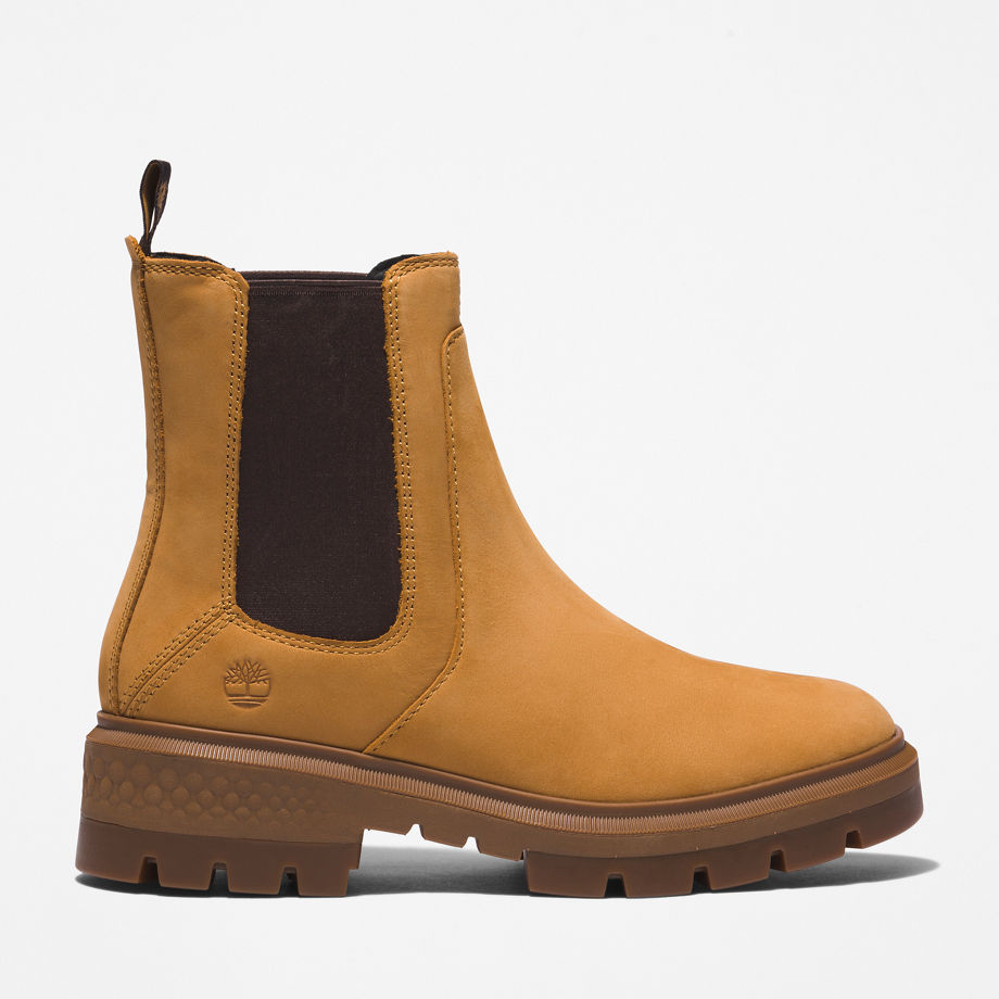 Timberland Cortina Valley Chelsea Boot For Women In Yellow Light Brown