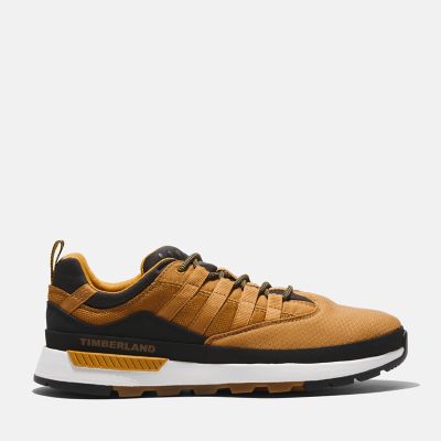 Timberland Euro Trekker Lace-up Low Trainer For Men In Yellow Yellow