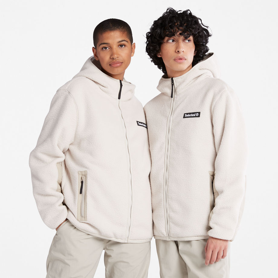 Timberland Reversible High-pile Fleece In Grey Light Grey Men, Size XL