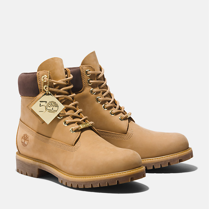 Botas impermeables 6-Inch Timberland® 50th Edition Butters para hombre en Golden Butter-