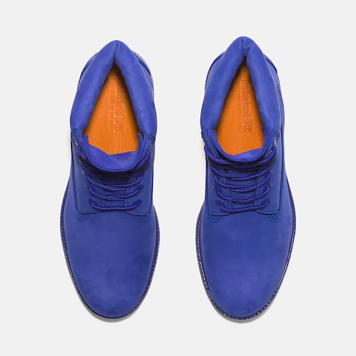 Timberland® 50th Edition Premium 6-Inch Boot imperméables pour homme en bleu-