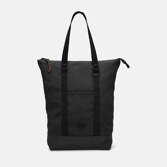 Canvas and Leather Tote Backpack in Black | Timberland
