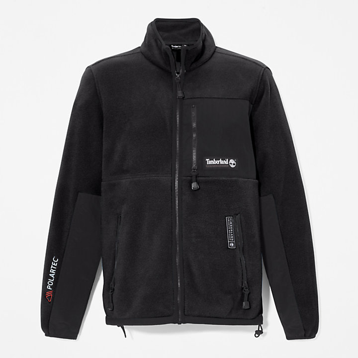All Gender Polartec® Fleece Jacket in Black-