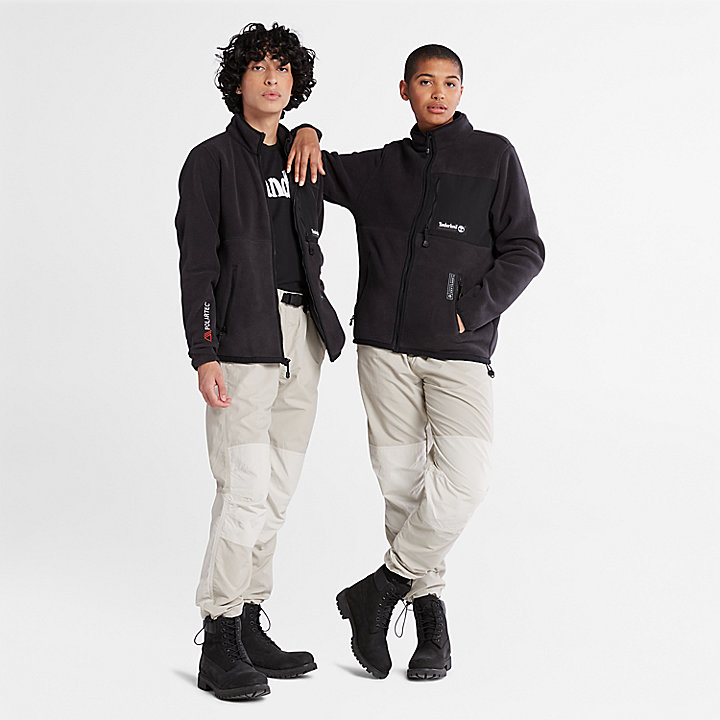 All Gender Polartec® Fleece Jacket in Black