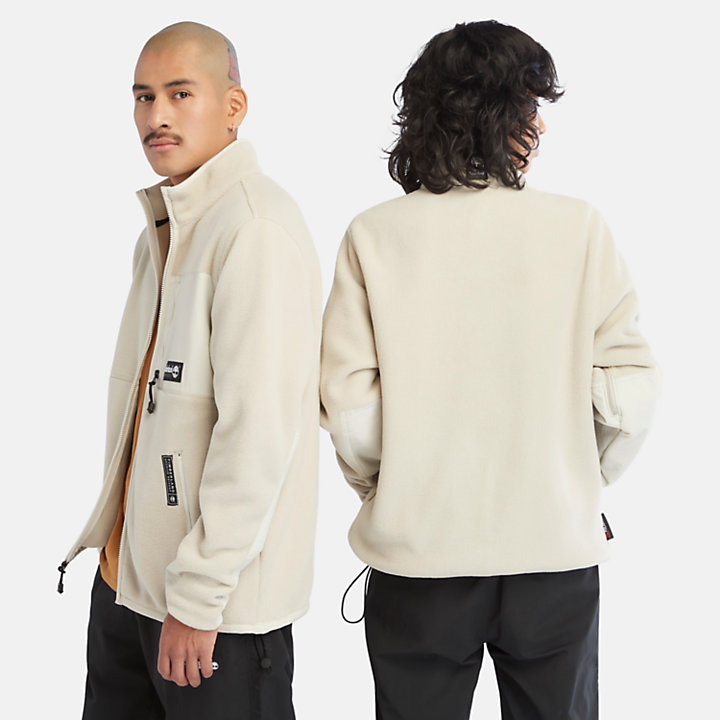 All Gender Polartec® Fleece Jacket in Grey-