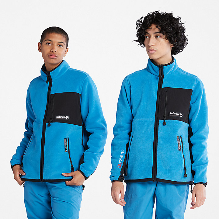 All Gender Polartec® Fleece Jacket in Blue