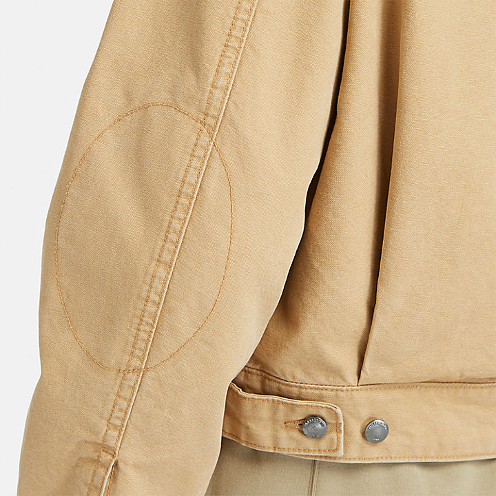 Strafford Washed Canvas Jacket for Women in Beige