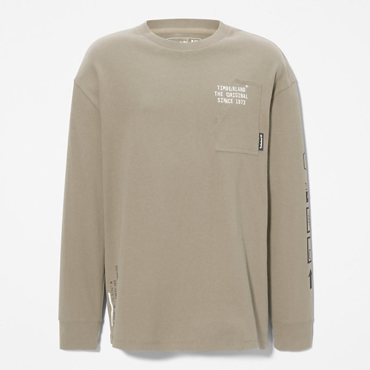 T-shirt M/L da Uomo con Grafica Progressive Utility in grigio-