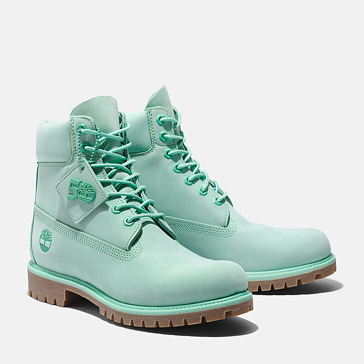 Timberland® 50th Edition Premium 6-Inch Waterproof Boot for Men in Teal