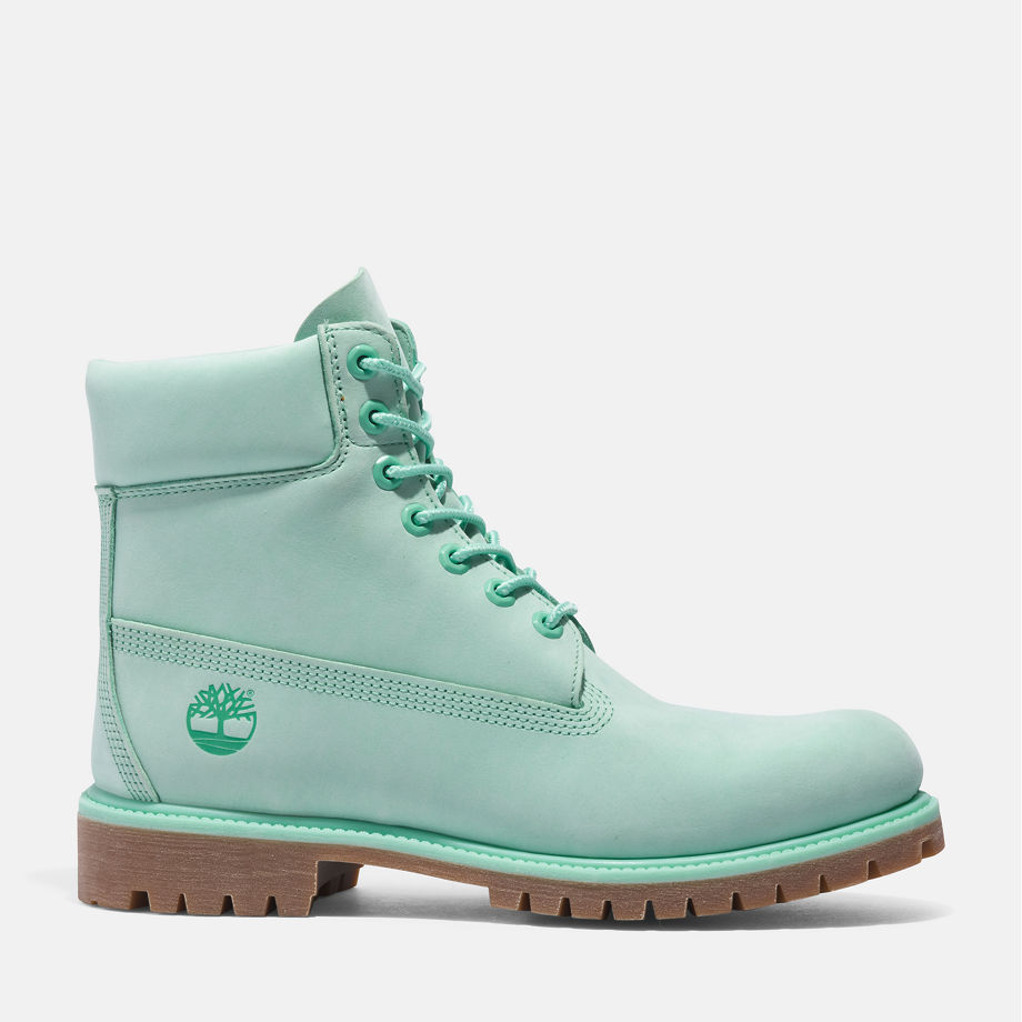 Timberland 50th Edition Premium 6-inch Waterproof Boot For Men In Teal Teal, Size 12.5