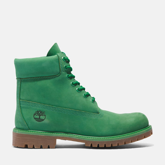 Timberland® 50th Edition Premium 6-Inch Waterproof Boot for Men in Green | Timberland