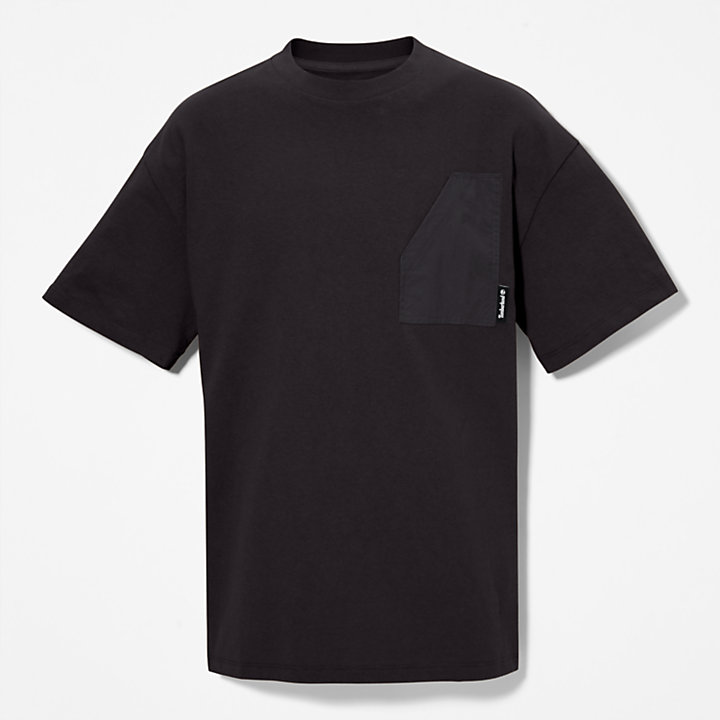 Progressive Utility Pocket T-Shirt voor heren in zwart-