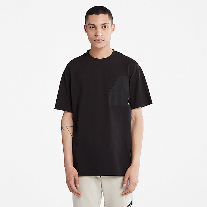 T-shirt da Uomo con Tasca Progressive Utility in colore nero