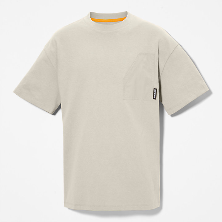 T-shirt Progressive Utility com Bolso para Homem em cinzento-