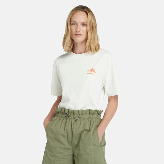 Hike Life Graphic T-Shirt for Women in White | Timberland