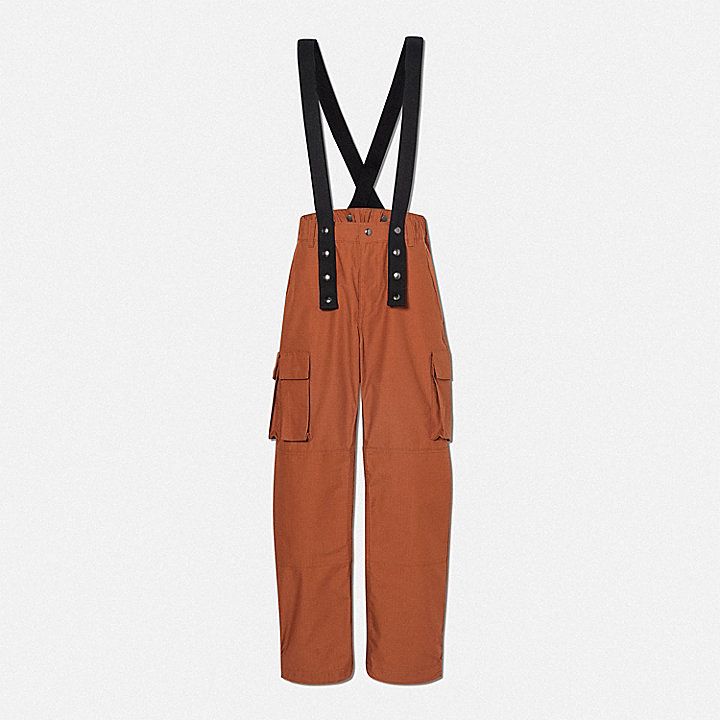 Pantalon de survêtement à bretelles Timberland® x Nina Chanel Abney en marron