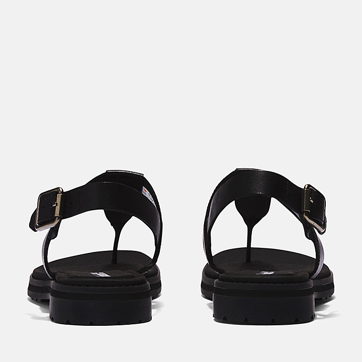 Chicago Riverside T-strap Sandaal voor dames in zwart
