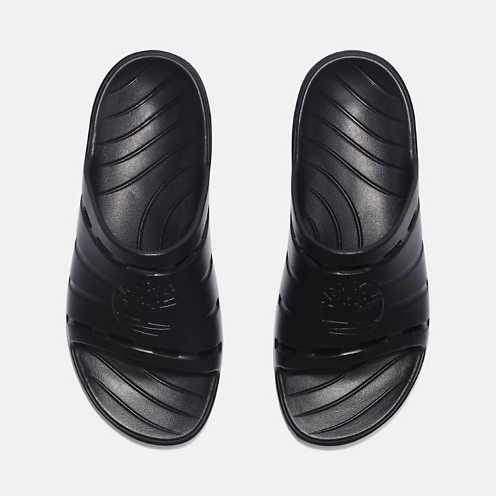 Get Outslide Sandal in Black-