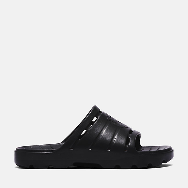 Get Outslide Sandal in Black-