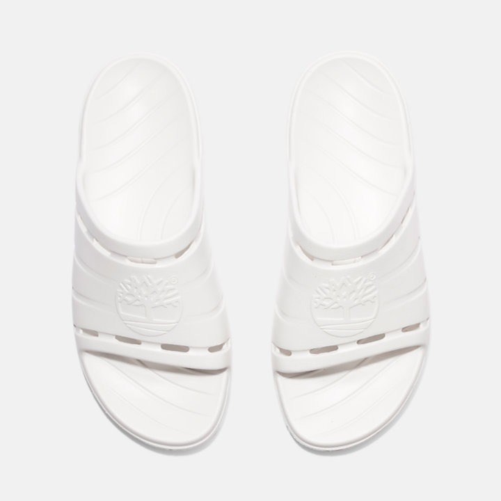 Get Outslide Sandale in Weiß-