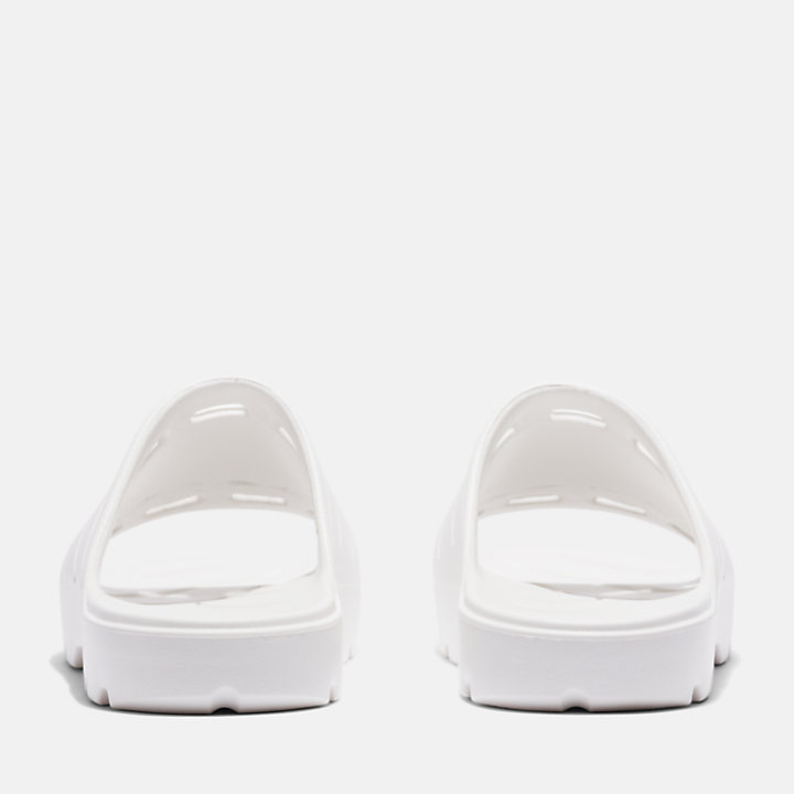 Get Outslide Sandal in White-