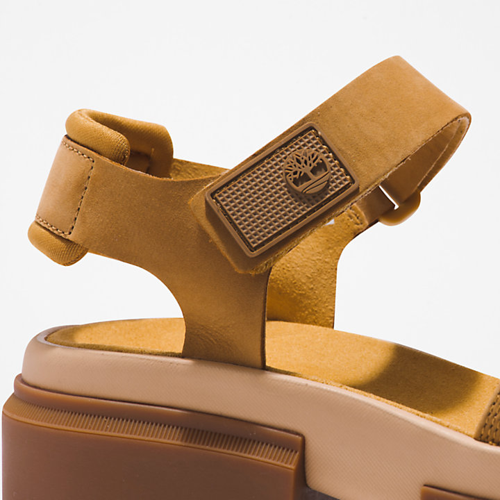 Everleigh Ankle Strap Sandal for Women in Yellow-