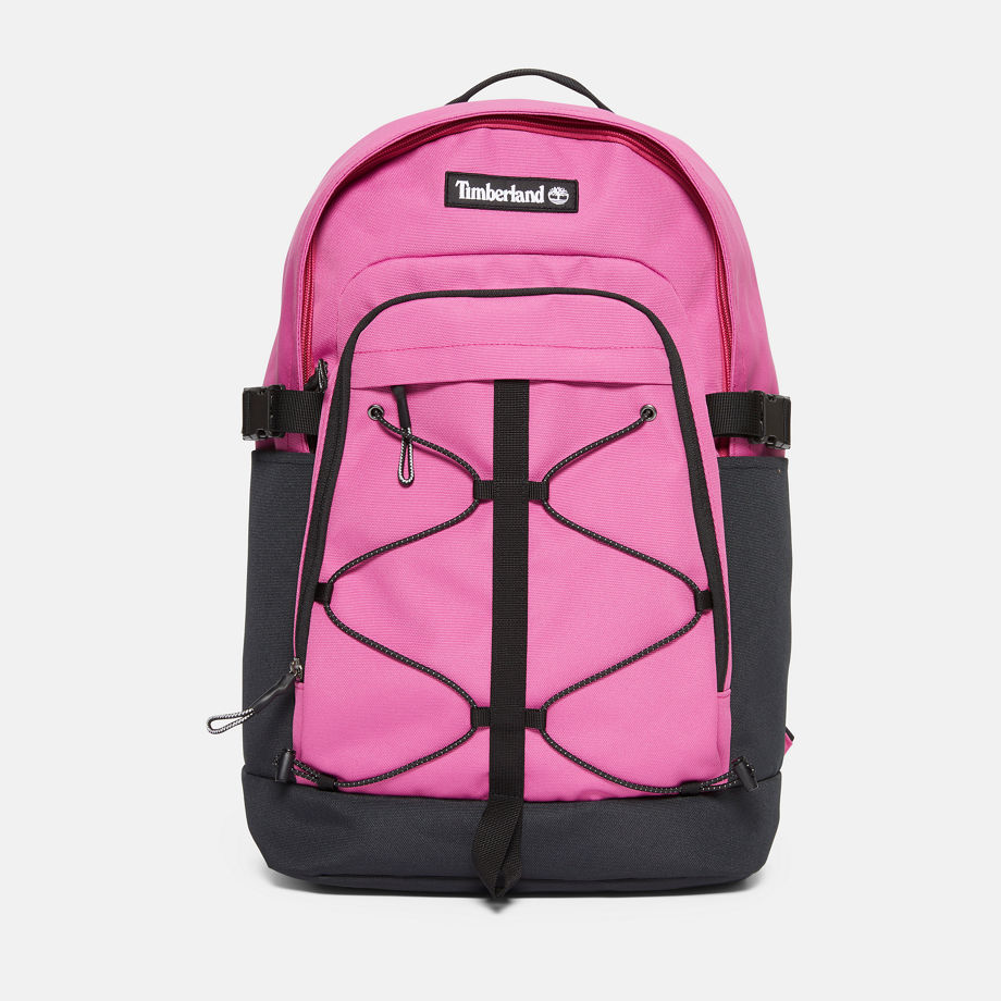 Timberland Outdoor Archive Bungee Backpack In Pink Pink Unisex, Size ONE