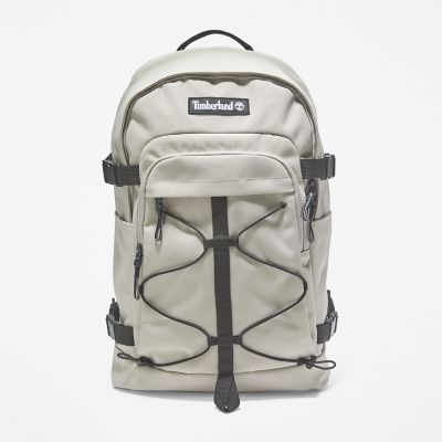 Timberland Outdoor Archive Bungee Backpack In Beige Light Grey Unisex