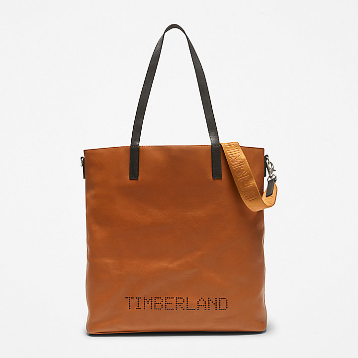 Leather Tote Bag For Women in Brown