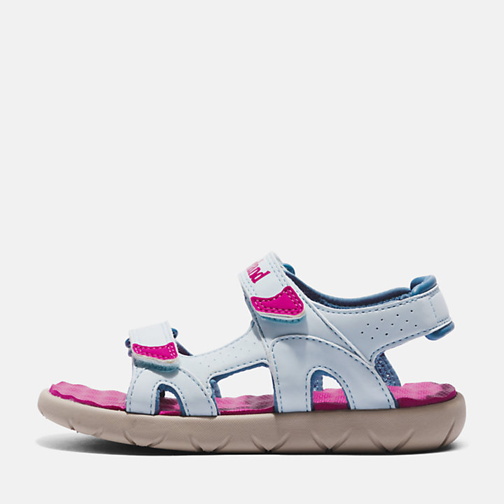 Perkins Row Double-strap Sandal for Junior in Pink/Blue-