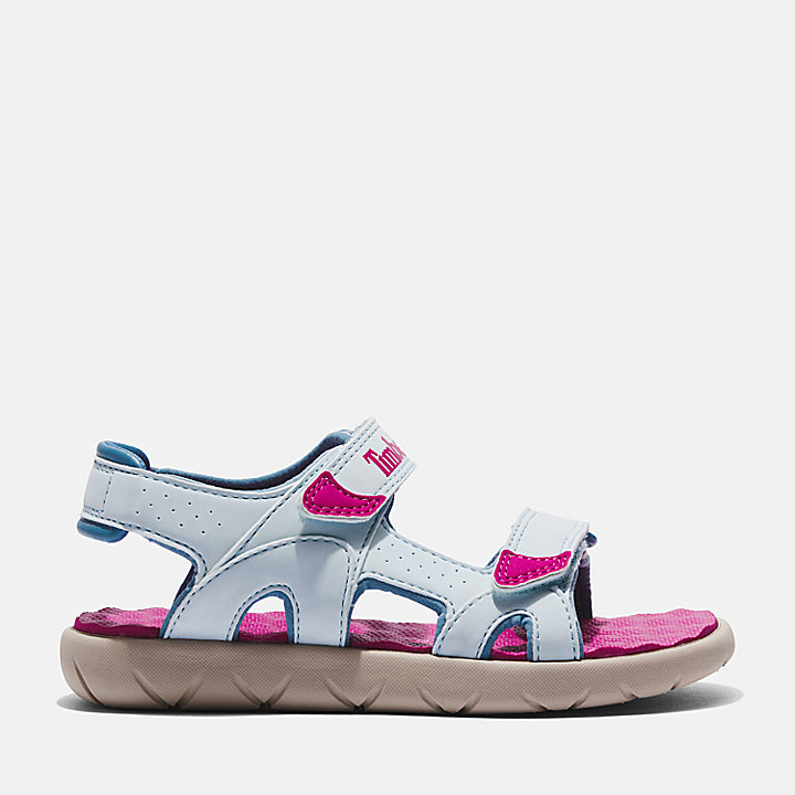 Perkins Row Double-strap Sandal for Junior in Pink/Blue