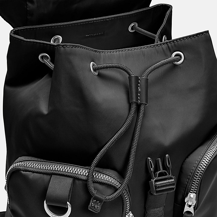 Nylon Backpack for Women in Black