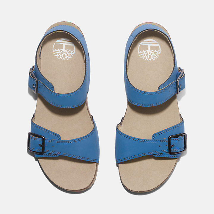 Castle Island Backstrap Sandal for Junior in Blue-