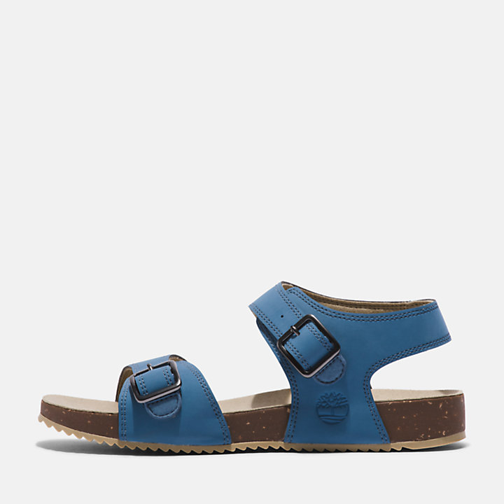 Castle Island Backstrap Sandal for Junior in Blue-