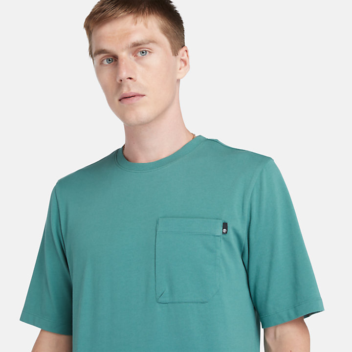 T-shirt anti-UV technologie TimberCHILL™ pour homme en vert-