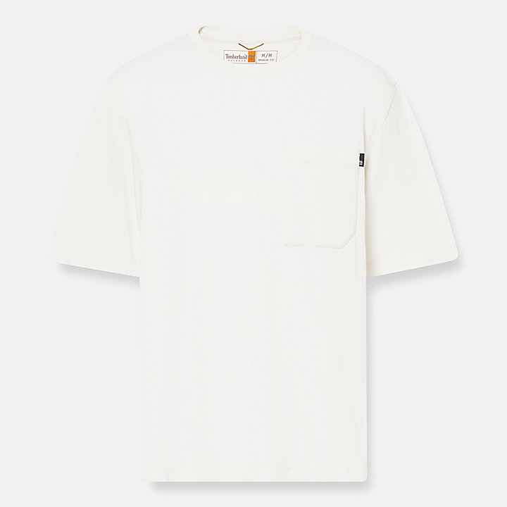 T-shirt anti-UV technologie TimberCHILL™ pour homme en blanc