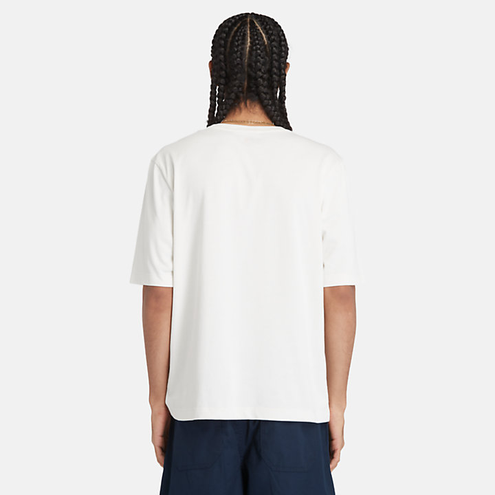 Camiseta con tecnología TimberCHILL™ y protección frente a los rayos UVA para hombre en blanco-