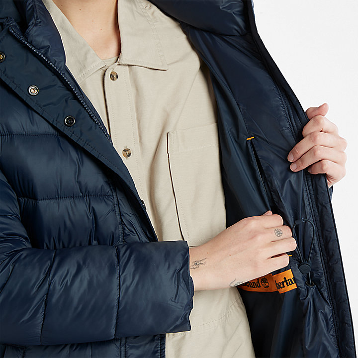 Down-Free Parka for Women in Navy