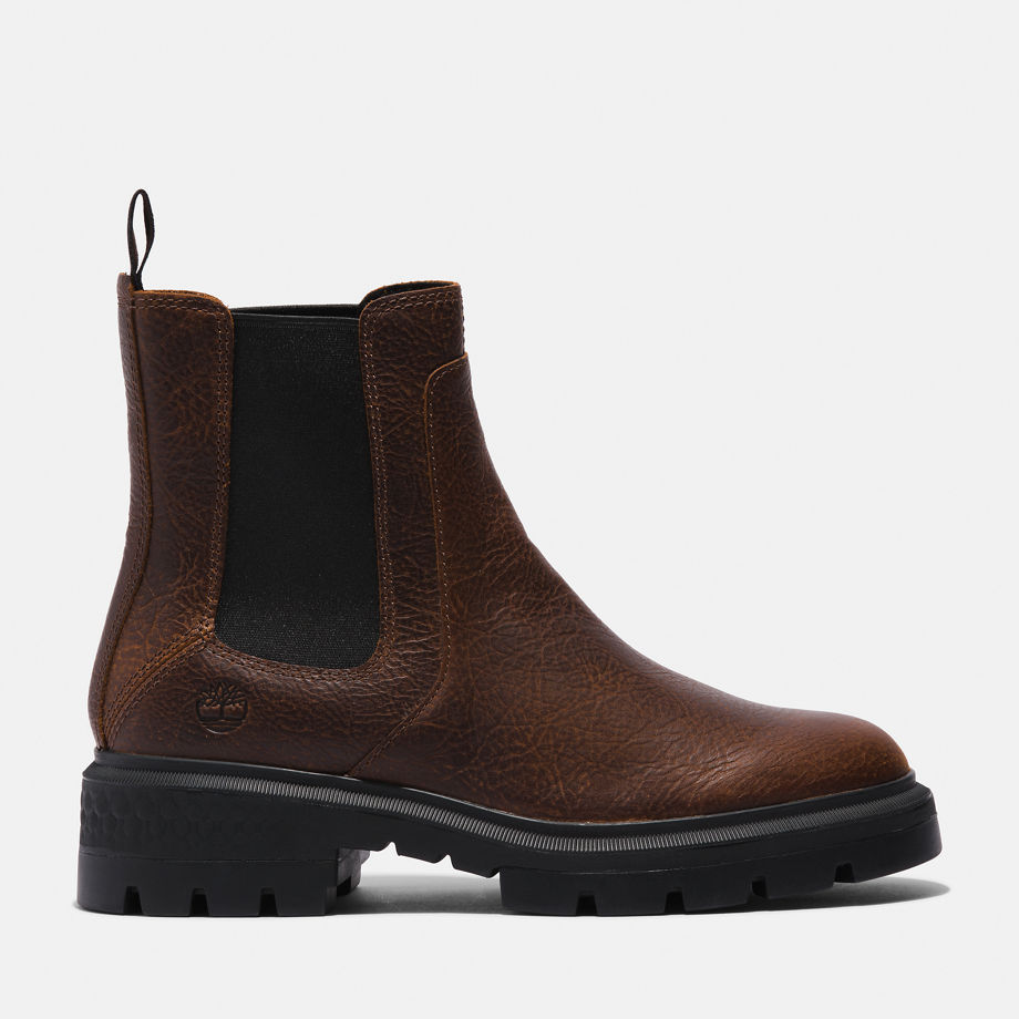 Timberland Cortina Valley Chelsea Boot For Women In Dark Brown Brown