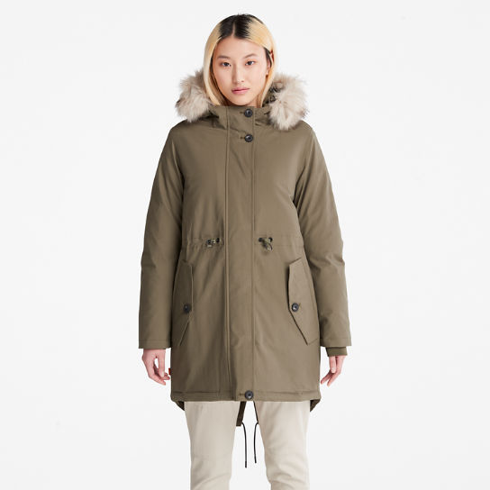 Parka con Fodera in Pile Mt. Kelsey da Donna in verde scuro | Timberland