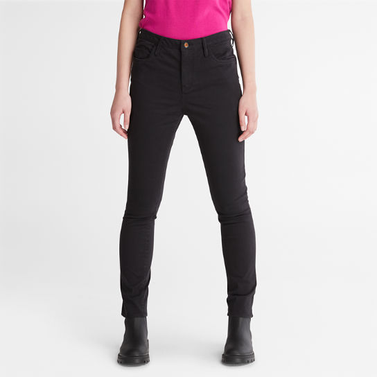 Pantaloni Chino Elasticizzati da Donna in colore nero | Timberland